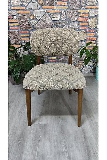 Skandinav tərzində yemək otağı Stulları 45Azndən. - Dizayn: Yumru