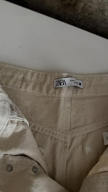 Şort, Zara, M, rəng - Bej — 4