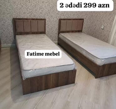 gənc carpayı: Yeni, Təknəfərlik çarpayı, Matras ilə — 1