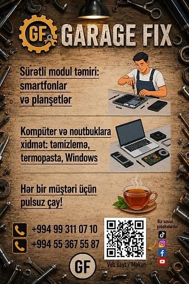 Ремонт техники: GARAGE FIX – Cihaz təmiri və servis - Sürətli modul təmiri — 1
