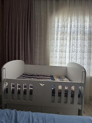 intex matras: Oğlan və qız üçün, İşlənmiş, Dördbucaq, Beşik, Dəstsiz, Matras ilə, Yellənmə mexanizmsiz — 4
