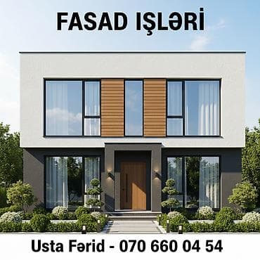 Fasad işləri – müasir və estetik həllər Təklif olunan xidmətlər: - — 3