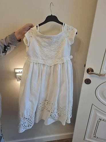 Uşaq üçün ağ rəngli mərasim donu - Brend/etiket: Nioble (etiketdə