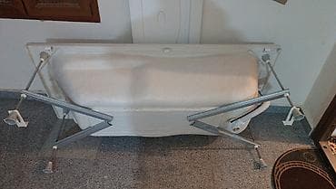 santexnika ütüsü: Akril vanna – karkaslı Məhsul təsviri: - Material: ağ akril (istilik — 1