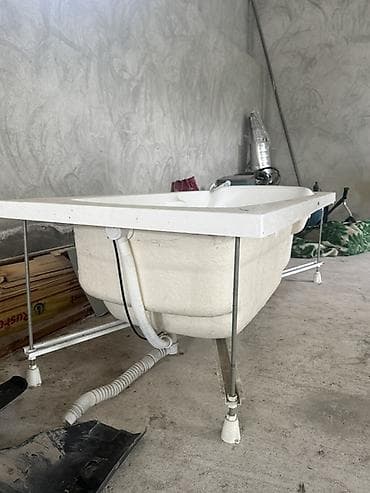 Ev və bağ: İşlənmiş Vanna, Akril, 160x70 sm, Ünvandan götürmə — 1