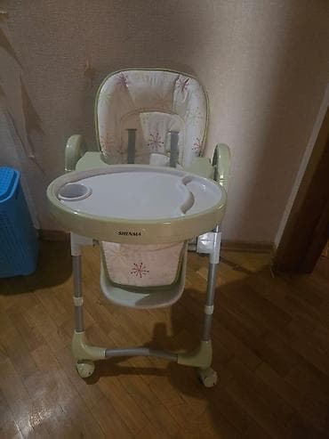 Uşaq yemək stolu və yüksək oturacaq - Rahat, yumşaq arxalıq və