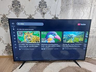 televizo: İşlənmiş Televizor Hisense LED ekran 55" 4K (3840x2160) — 2