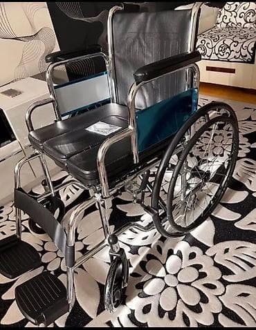 tibbi avadanliqlarin satisi: Sanitar əlil arabası satılır. Təzədir işlənməyib. Altında ayaq yolu — 8