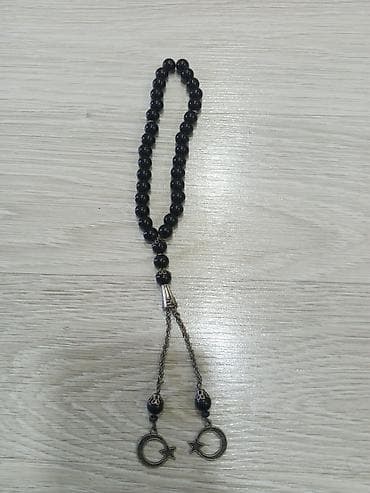 Сумки: Qara muncuqlu təsbeh - Klassik dizayn: yuvarlaq, parlaq qara — 2