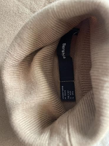 tulum paltar: Sviter, Bershka, S, rəng - Bej — 2