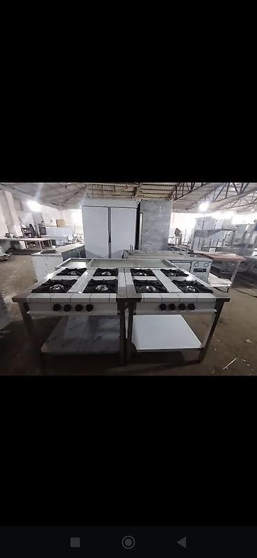 Оборудование для ресторанов, кафе: Peşəkar restoran mətbəxi üçün avadanlıq paketi Təsvir: - Paslanmayan — 6