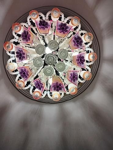 Led люстры: Led люстра, 4 и более ламп, Стекло — 5