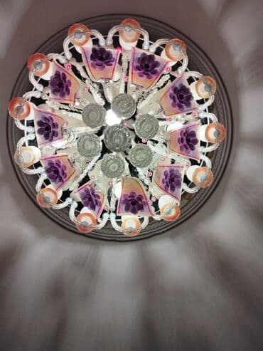 Горшки для растений: Led люстра, 4 и более ламп, Стекло — 2