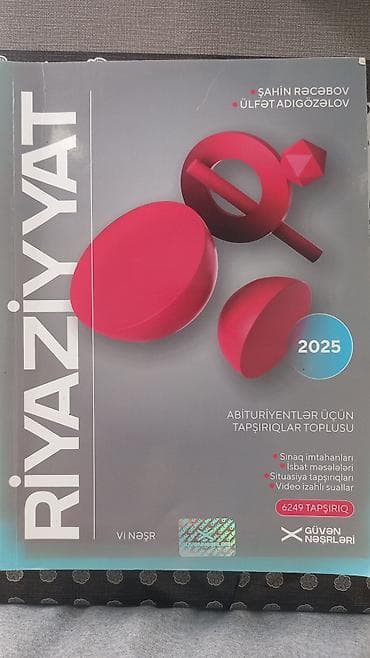 Məhsul: Riyaziyyat – Abituriyentlər üçün Tapşırıqlar Toplusu (2025)