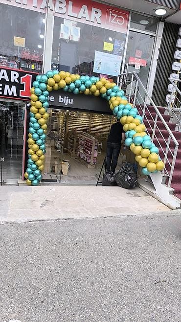 Metallic şarlarla dekor – giriş tağı və məkan bəzədilməsi - Rənglər — 4