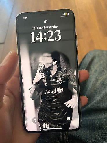 IPhone Xs Max, 256 GB, Gümüşü, Simsiz şarj, Face ID