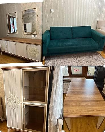 stulla: İşlənmiş, Masa və oturacaqlar, Divan, TV altlığı, Kredit yoxdur — 1