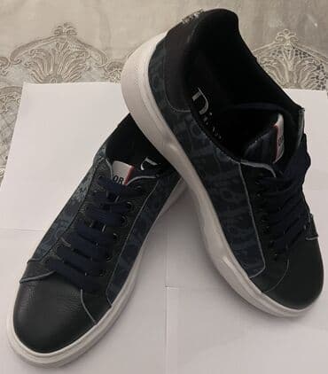 Ботинки: Məhsul: Kişi idman ayaqqabısı - Rəng: Tünd göy/qara üst hissə, ağ — 3