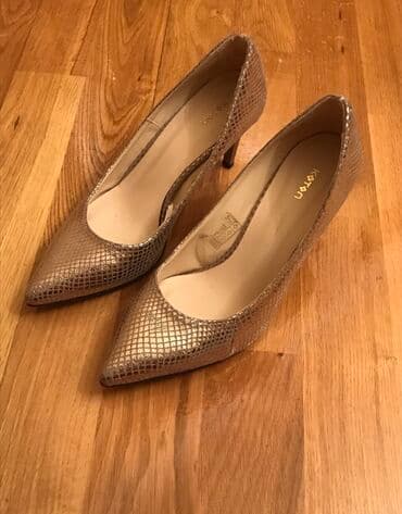 barya ayakkabı: Tuflilər, Ölçü: 38, rəng - Qızılı, İşlənmiş — 2