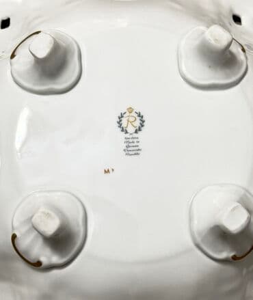 qedmi qablar: Qədimi Almanyanın “R” Kobalt Böyük Meyvə Qabları İşlənməyibdir Ağ 250 — 4