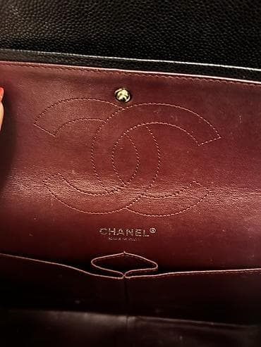 çant: CHANEL jumbo classic double flap bag black caviar Vintaje dir — 3