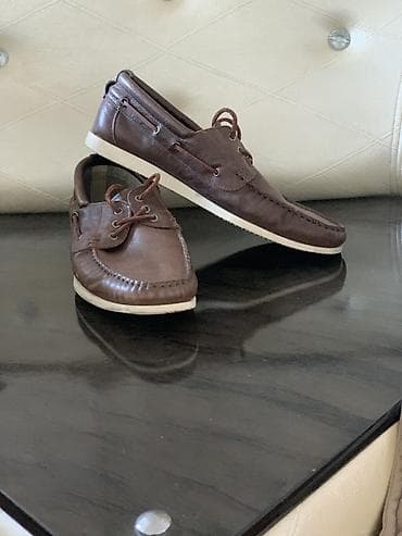 kişi ayaqabısı: Kişi mokasinləri – qəhvəyi rəng - Üst material: yumşaq dəri effekti — 4