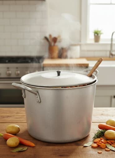 taxta ucuz: Aş qazanı, rəng - Gümüşü, Alüminium — 1