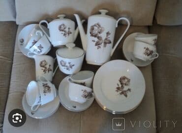 zerif cay detox: Çay dəsti, rəng - Ağ, Farfor, 6 nəfərlik, Almaniya — 3