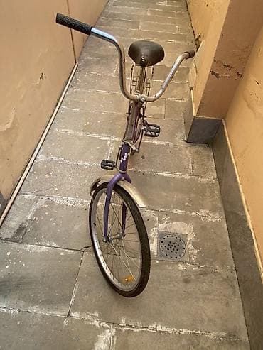 aurus bicycle: Şəhər velosipedi – ISMA, klassik çərçivə - Rəng: bənövşəyi çərçivə — 1
