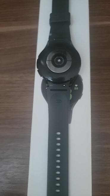 smart box: Samsung Galaxy Watch (döner bezel ilə) - Rəng: qara, silikondan rahat — 3