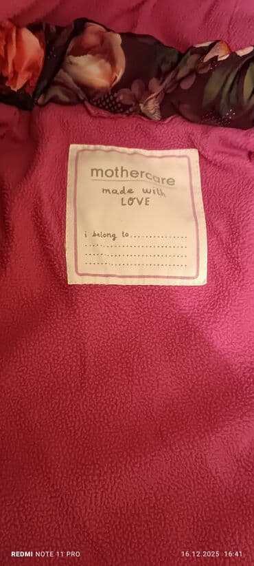 Пиджаки: Uşaq qış plaşı – Mothercare - Marka: Mothercare - Ölçü: 4–5 yaş (boyu — 2
