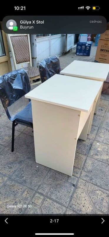 uşaq ucun yazı masası: Parta tek neferlik 50/60 sm 28 azn Parta iki neferlik 100/50 sm — 14