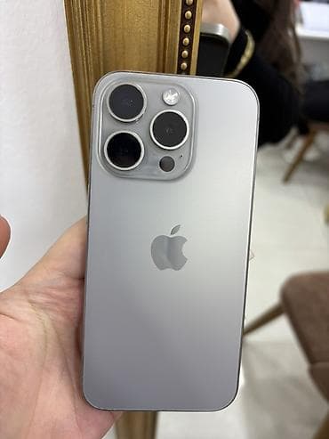 iphone 5s telefon: IPhone 15 Pro, Gümüşü, Face ID — 1