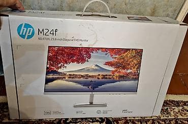 priora manitor: HP M24f monitor (ikinci əl) əla vəziyyətdə. - Ekran: 23.8 düym — 3