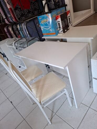 uşaq ucun yazı masası: Parta tek neferlik 50/60 sm 28 azn Parta iki neferlik 100/50 sm — 27