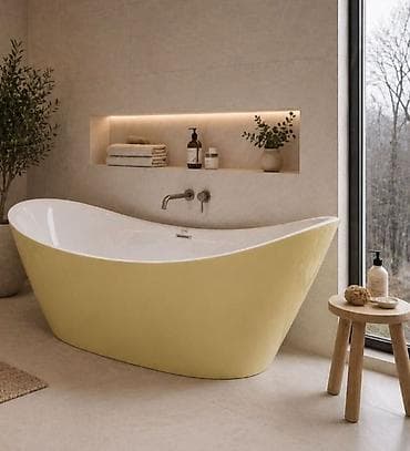 hamam ucun vannalar: Yeni Vanna, Akril, Pulsuz çatdırılma — 2