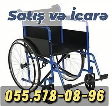 elil araba: Satiş və icarə üçün əlil arabası. - Möhkəm metaldan konstruksiya — 1