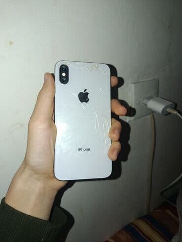 iphobe x: IPhone Xs, Ağ, Qırıq — 3