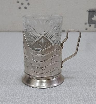 cobalt qablar: Stəkanlar, rəng - Qızılı, Şüşə, 1 əd, SSRİ — 3