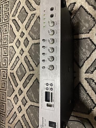 ses guclendırıcı: Minsound MP-100 – Public Address (PA) Gücləndirici Xüsusiyyətlər: - — 4