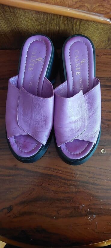 Məhsul: Qadın platformalı çəpik/sandal - Brend: CALETE (içlikdə loqo