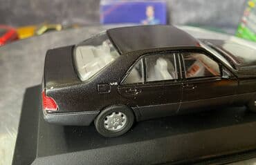metbex tavan modelleri: Коллекционная модель Mercedes-Benz S600 W140 Limousine black 1998 CEF — 21