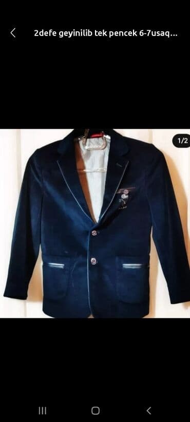 usaq pencekleri: Пиджак, Для мальчиков, 7 - 8 лет — 1