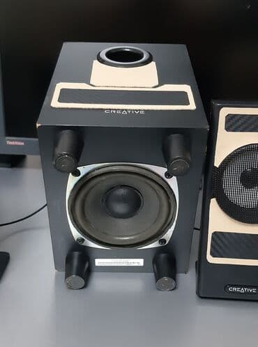 Dinamiklər və kolonkalar: İşlənmiş Creative Kolonka, Növ - Sabvufer, rəng - Qara — 4