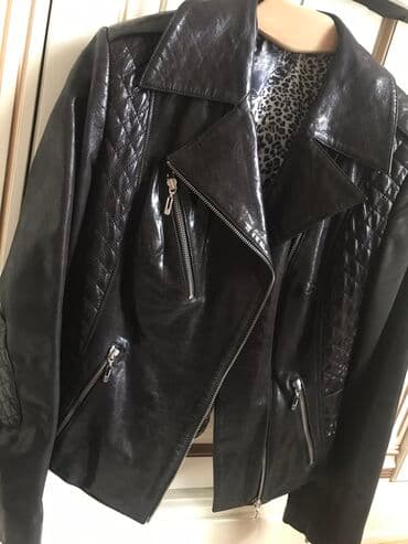 zara gödəkçə: Deri kurtkadi, quzu derisidir, sergi malidir, cox ela veziyyetdedir — 1