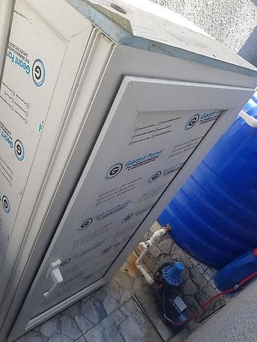 PVC materialından hazırlanmış açılıb-bağlanan mühafizə dolabı/kabin. -