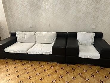 ag qara mebeller: Qonaq otağı üclü dest(servant,komod ve tv stend) alana divan ve iki — 4