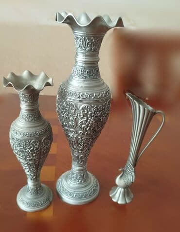 dekor: Vaza dəsti, Metal — 1