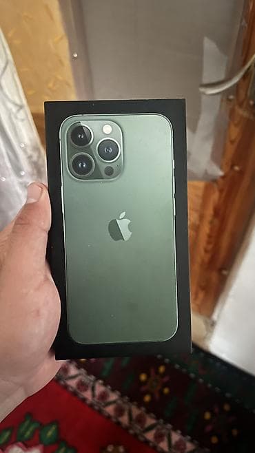 adapter ayfon: IPhone 13 Pro, 128 GB, Alpine Green, Simsiz şarj, Face ID — 6