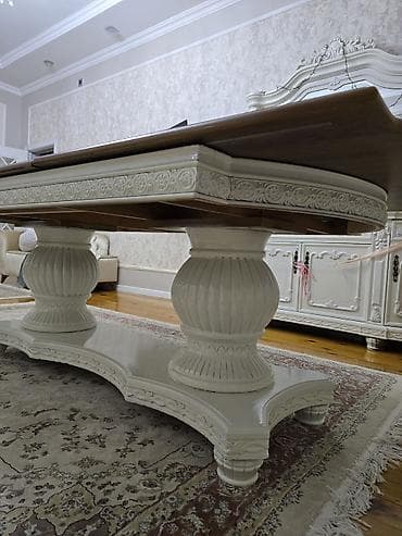 stol sufreleri: Klassik masa, Açılan, Taxta, Dördbucaq masa — 1